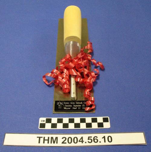 Victory Acres Sidewalk Ceremony (1995) Commemorative Trowel