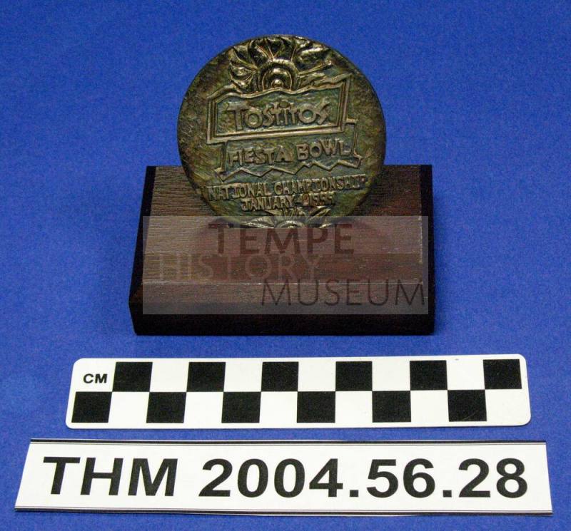 First National Championship Medal, Fiesta Bowl, 1999