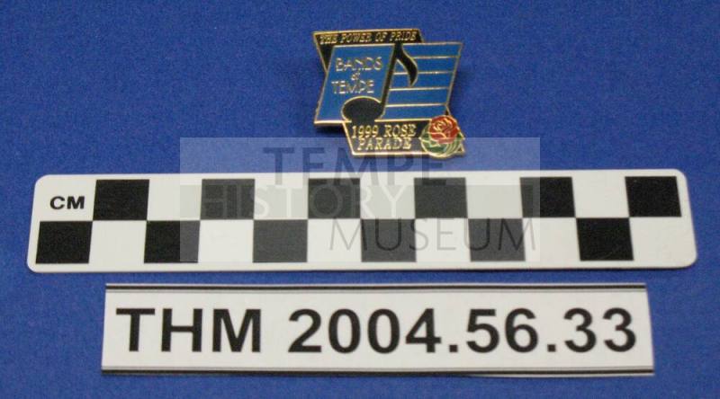 Mayor Giuliano's Bands of Tempe, Rose Parade, 1999 pin