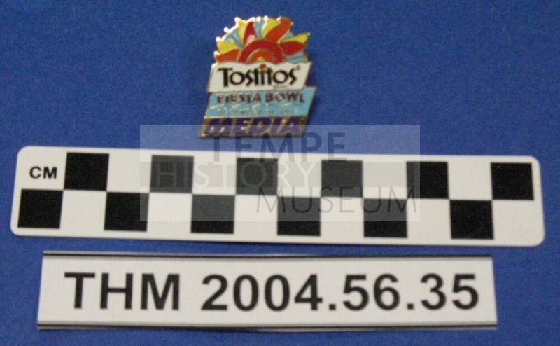 Mayor Giuliano's Tostitos Fiesta Bowl 1997 media pin