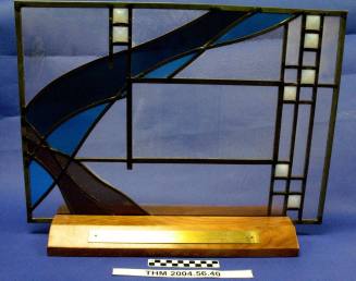Stained Glass Picture to Tempe from Laurie Nessal, Theo Lebaron Homestead