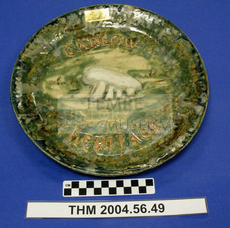 Tempe's Carlow Heritage Sister Cities Plate