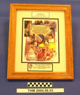 Mayor Neil Giuliano's LULAC Community service Award, 2004