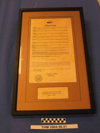 framed SRP Centennial year resolution to "pay tribute to communities