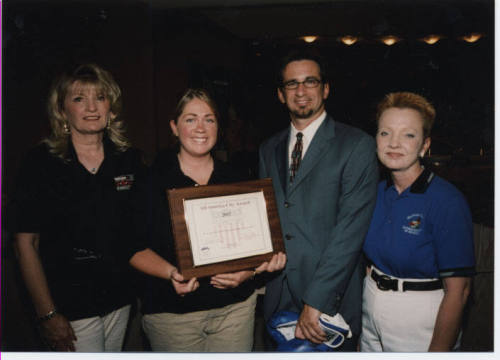 All-American City 2003 Award with Neil Guiliano, Sandra Dowling and two others.