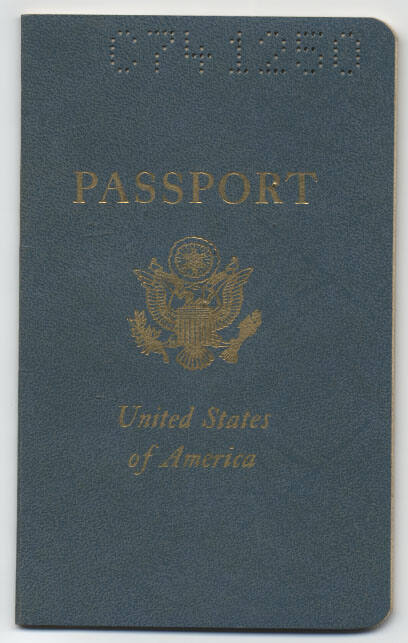 Passport of Charles Franklin Finley