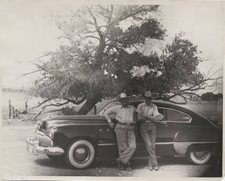Photograph of Luther Finley, Sr., with son