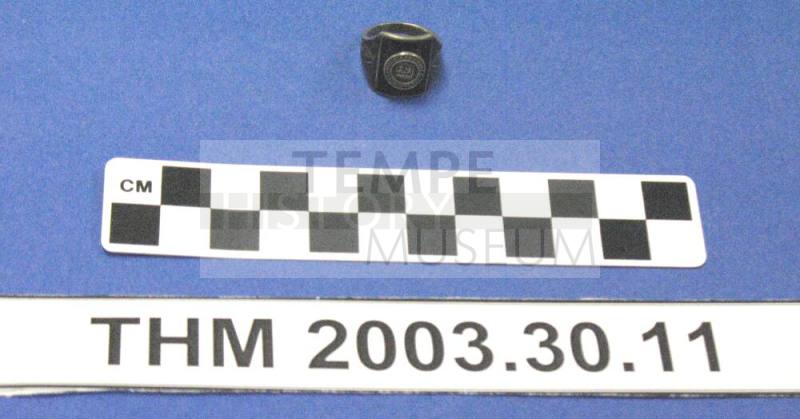 Silver signet ring, Tempe State Teachers College 1885