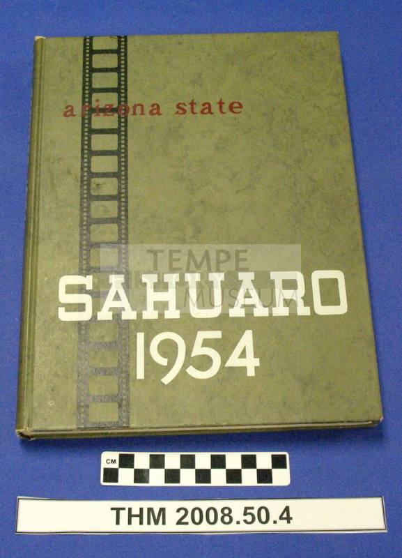 Arizona State College Sahuaro yearbook 1954