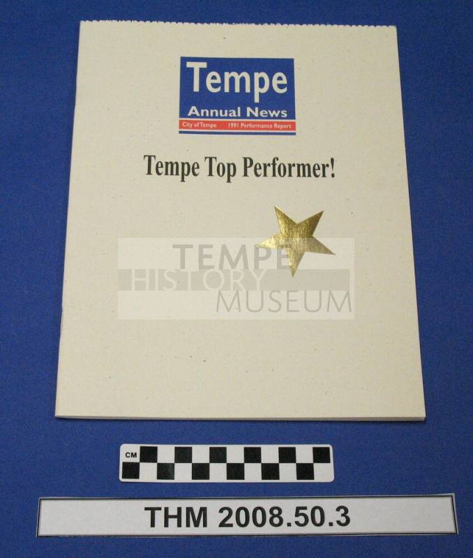 "Tempe Annual News" 1991 performance report