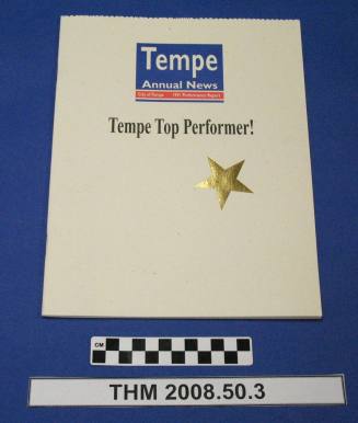 "Tempe Annual News" 1991 performance report