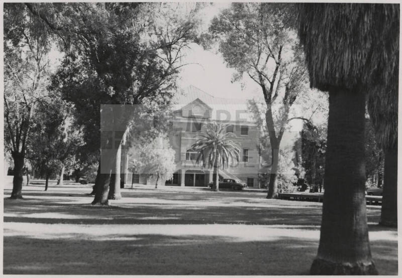 Photograph (B/W) Old Gym, Arizona State College, 1950s