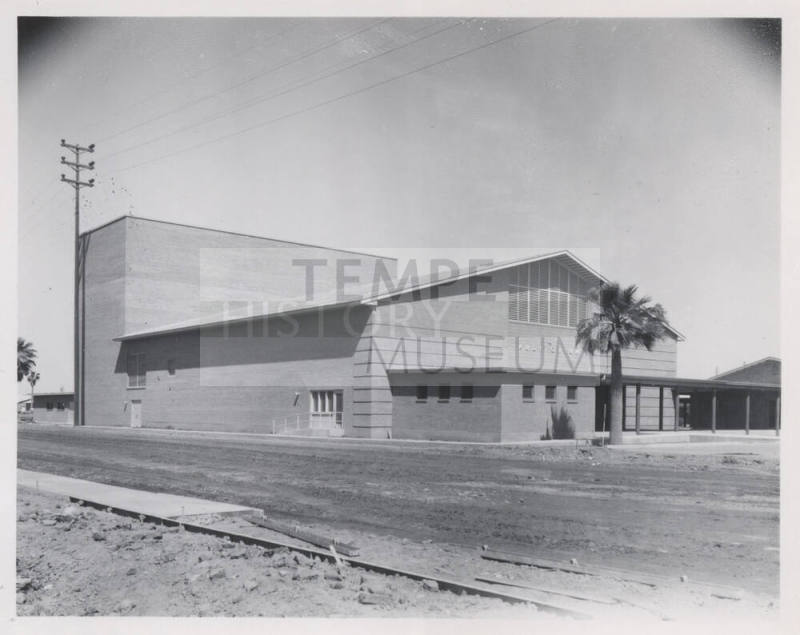 Photograph (B/W) of new Tempe Union High School - 1952