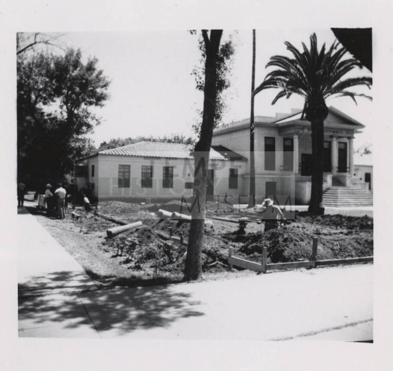 Tempe City Hall in the 1950s
