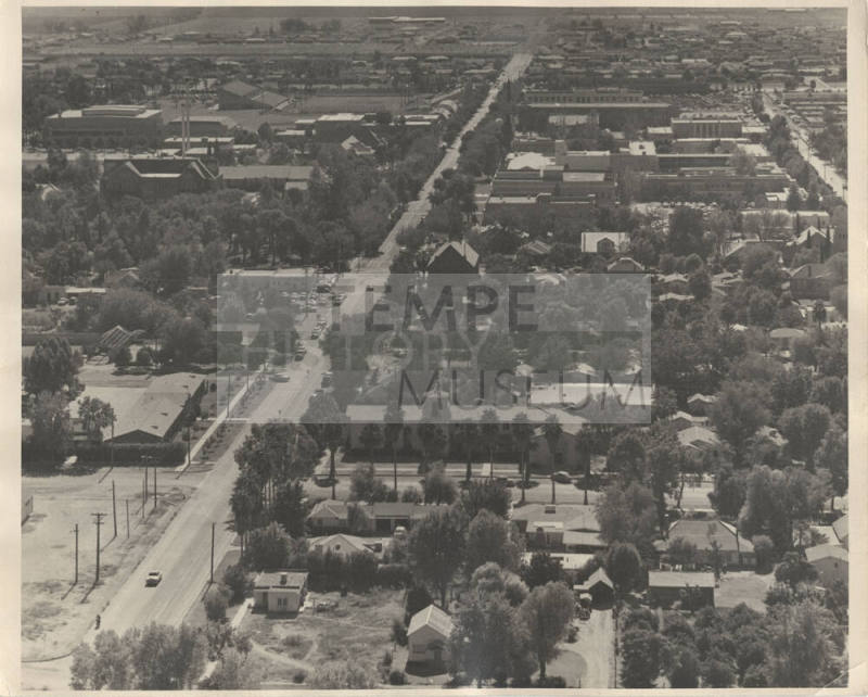 Print, Photograph of Downtown Tempe, 1950s