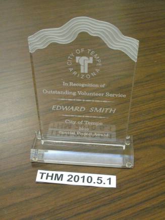 City of Tempe 2010 Special Project Award Edward Smith: Tempe African American History