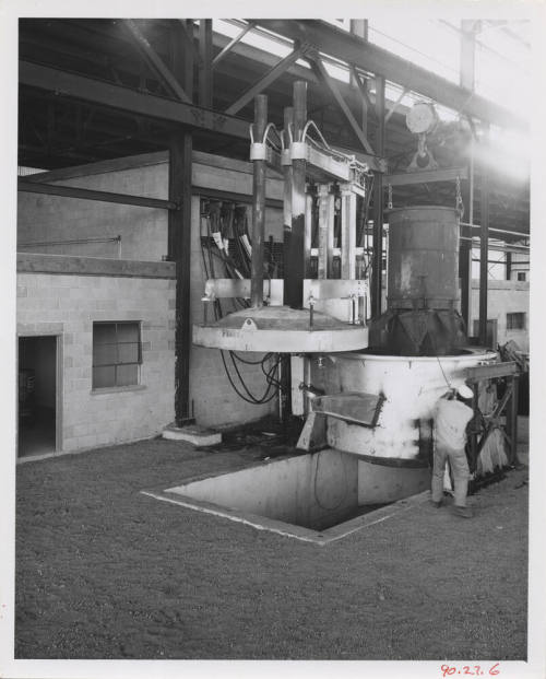 Charging Furnaces at Tempe Steel Mill