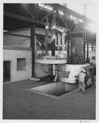 Charging Furnaces at Tempe Steel Mill