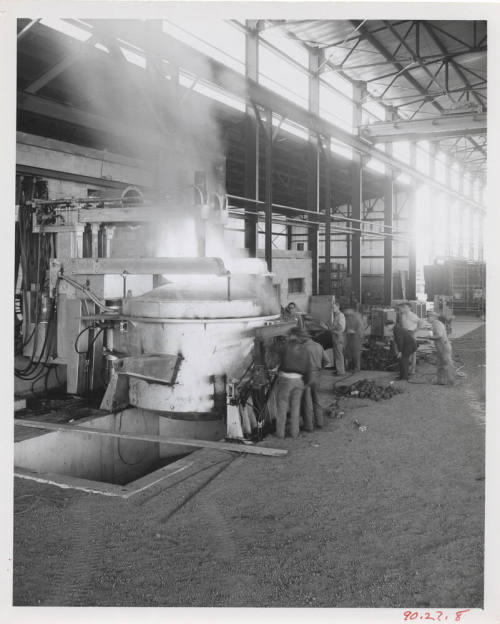 Furnace in Operation- Tempe Steel Mill