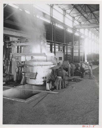 Furnace in Operation- Tempe Steel Mill