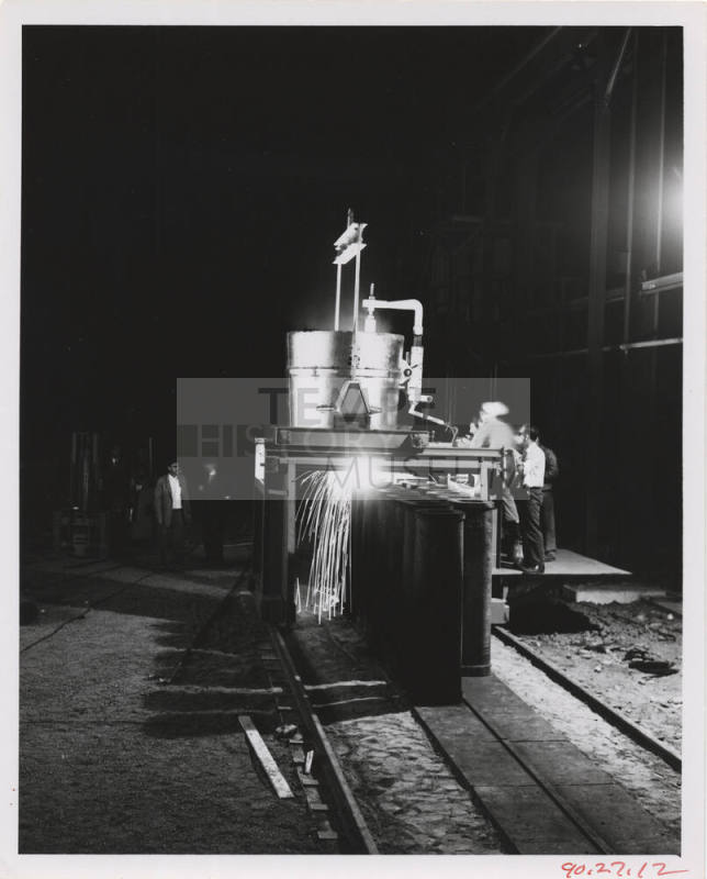 Pouring Hot Steel- Tempe Steel Mill