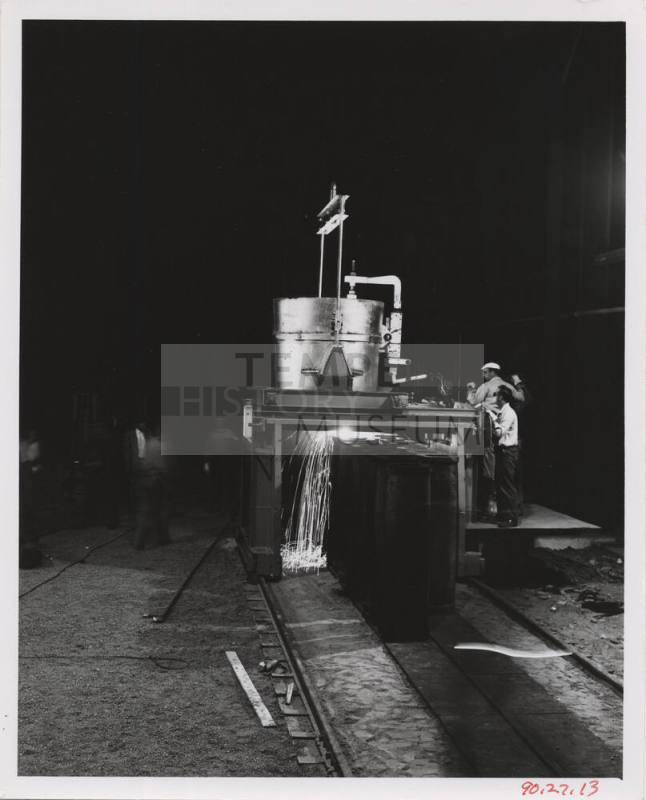 Pouring Hot Steel- Tempe Steel Mill