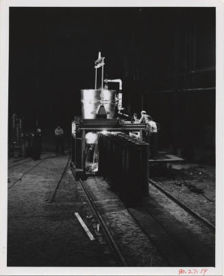 Pouring Hot Steel- Tempe Steel Mill