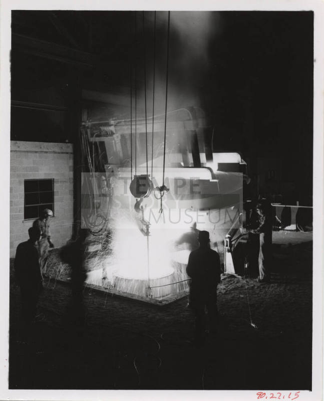 Tempe Steel Mill- Pouring of the Steel