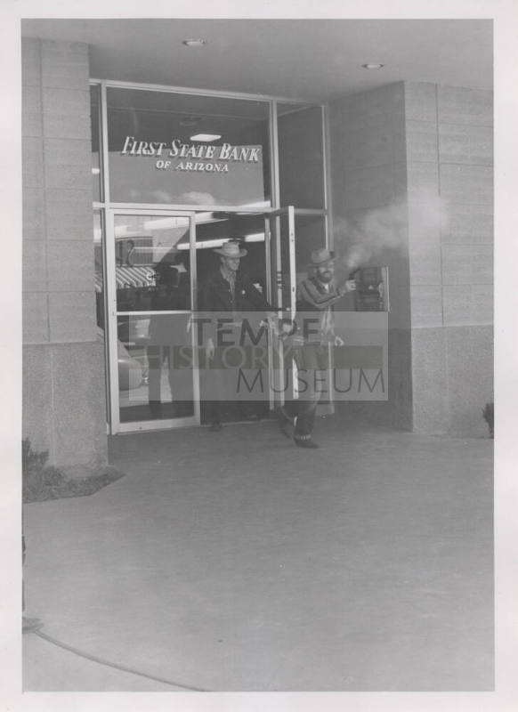 Jaycees Western Days:  First State Bank "Hold-Up"