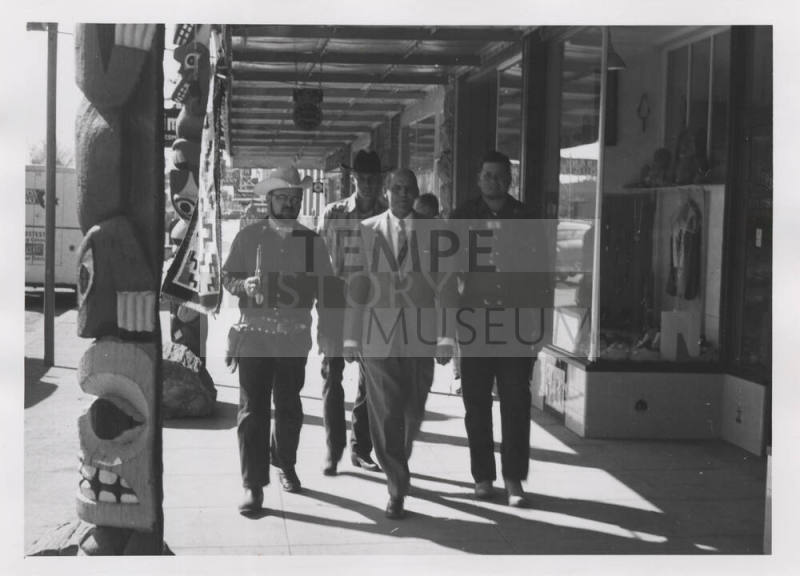 Jaycees Western Days:  Hostage from 1st National Bank "Hold-Up"