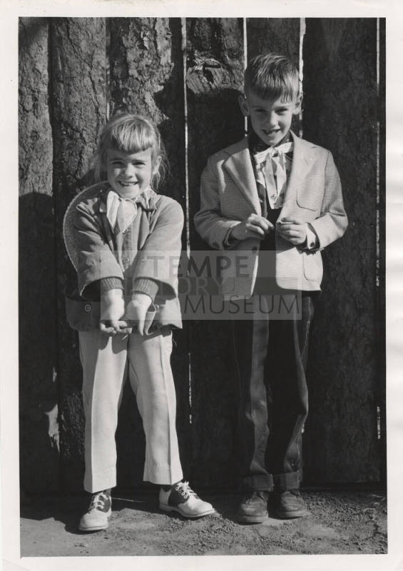Jaycees Western Days:  Two Young Western Day Participants