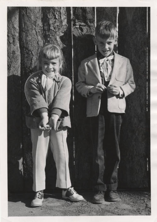 Jaycees Western Days:  Two Young Western Day Participants