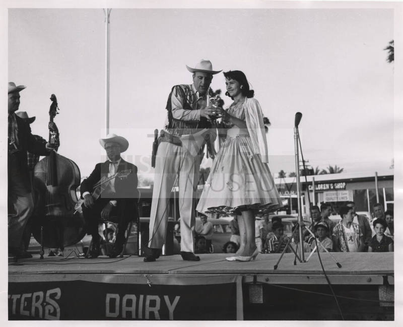 Jaycees Western Days:  Award presentation at Tempe Center stage