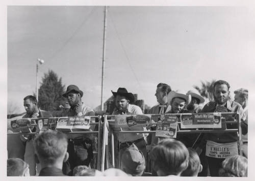 Jaycees Western Days:  Shaving Contest Participants
