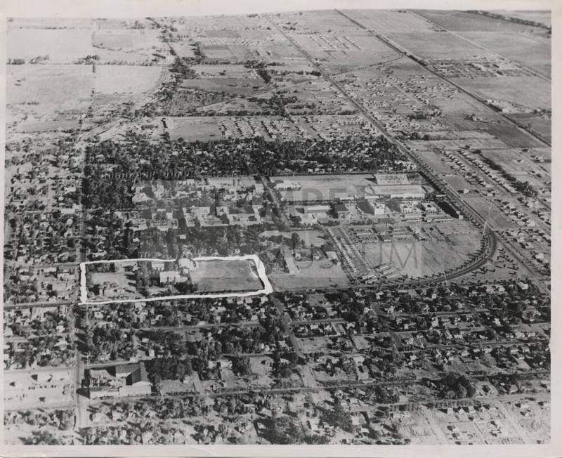 Aerial View of Future Site of Tempe Center