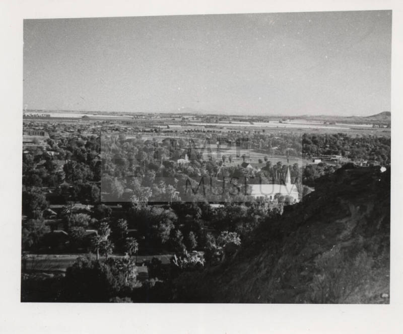 Tempe First Congregational Church - As viewed  from Tempe Butte