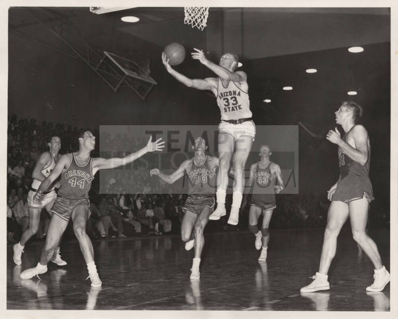 ASC Basketball #33 Retrieves Ball