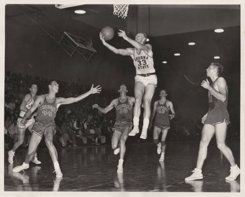 ASC Basketball #33 Retrieves Ball