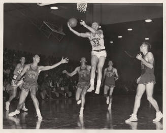 ASC Basketball #33 Retrieves Ball