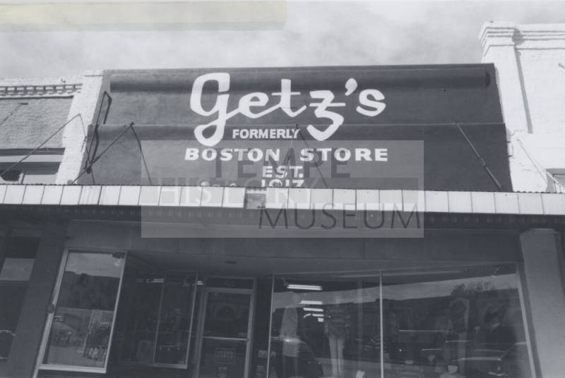 Getz's Clothing Store - 410 South Mill Avenue, Tempe, Arizona