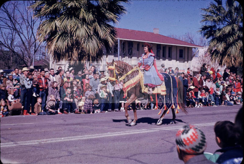 Phoenix Jaycees Rodeo Parade:  Pioneer Woman Rider