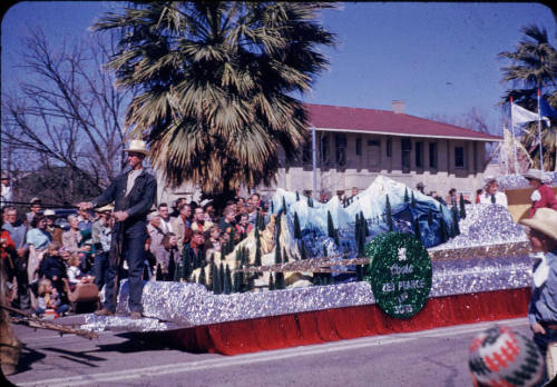 Phoenix Jaycees Rodeo Parade:  Coors Beer 'Rocky Mountains' Float