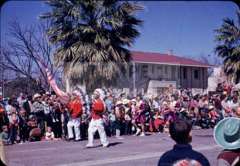Phoenix Jaycees Rodeo Parade:  Indian Flag bearers