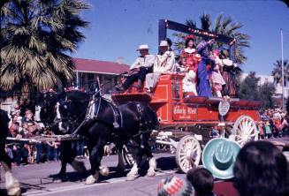 Phoenix Jaycees Rodeo Parade:  Horse drawn Fire Wagon