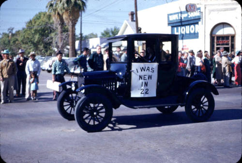 Parade:  Black 1922 Car - Mill Avenue, Tempe