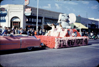 Parade:  "I'll Never Forget You" Elephant Float - Mill Avenue, Tempe