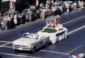 Parade:  White Car and Float - Mill Avenue, Tempe