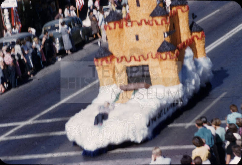 Parade:  Castle Float - Mill Avenue, Tempe