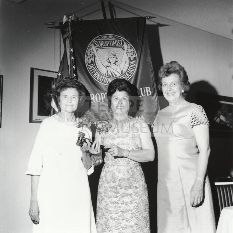 Three Women at a Soroptimist Club