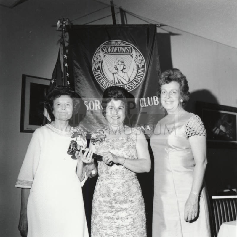 Three Women at a Soroptimist Club